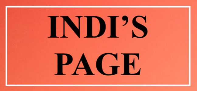 Indi's Page